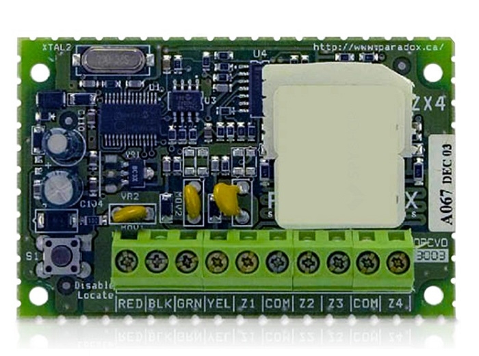 インパラオブジェ MODUL DE EXTENSIE CU 4 ZONE - ZX4 | PARADOX | ANTIEFRACTIE | Secpral