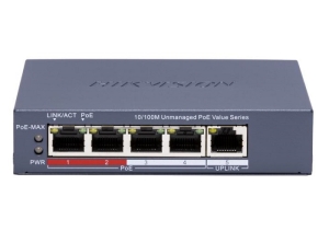 SWITCH UNMANAGED CU 5 PORTURI (4 POE)