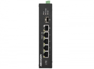 SWITCH 4 PORTURI POE 100MBPS + 1 FSP, INDUSTRIAL