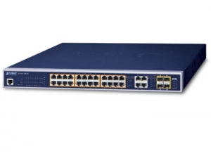 (G:6L) SWITCH 24-PORT 10/100/1000T POE + 4 PORT