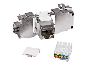 MODUL RJ45 ECRANAT, CAT.6A, ISO/IEC 11801 AMD2