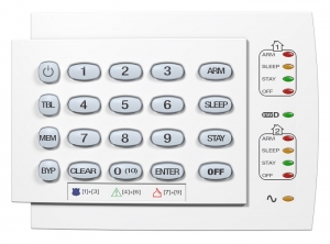 TASTATURA CABLATA LED CU 10 ZONE, ORIZONTALA