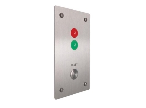 BUTON RESETARE/IZOLARE SLAVE, LED ROSU SI VERDE, I