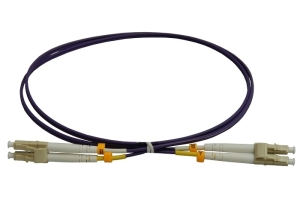 PATCH CORD FO LC/PC-LC/PC, MM, LSZH, DUPLEX, 1M