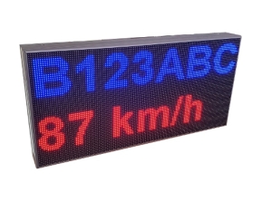 AFISAJ LED, 256 X 96 PX, 3-4 CARACTERE / RAND