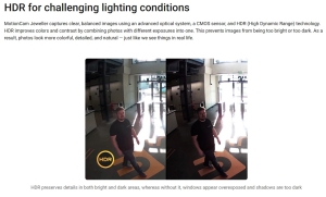 MOTIONCAM ALB, TEHNOLOGIE HDR