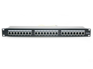 PATCH PANEL 24 PORTURI, 1U, FTP CAT.5E, KRONE+110