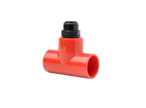 ADAPTOR TRUNK DIN ABS, ROSU, 25 MM, PACHET DE 10