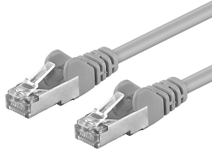 PATCH CORD STP RJ45-RJ45 CAT.6, LSZH, 0.2M, GRI