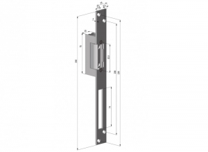 YALA ELECTROMAGNETICA FAIL LOCK 12VDC